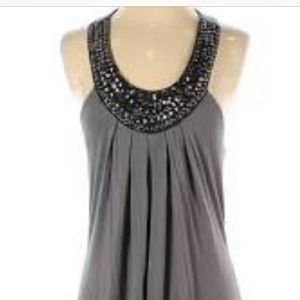 Tart jeweled gunmetal dress NWOT, fancy and pretty